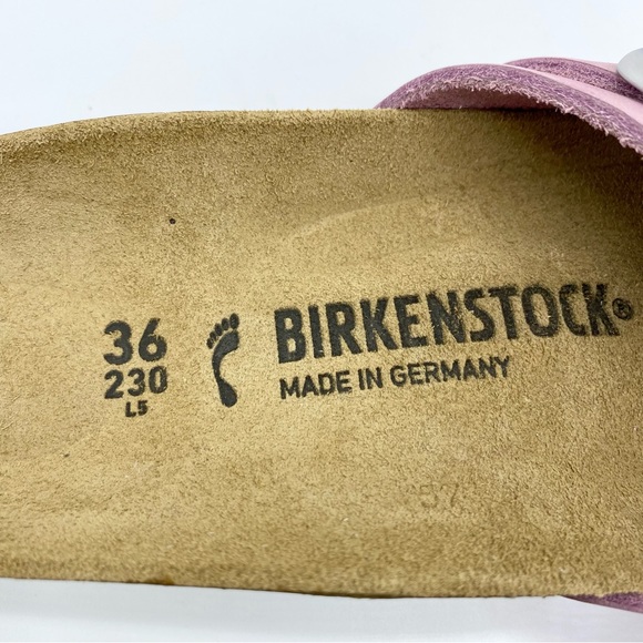 Birkenstock Orchid Madrid Big Buckle Slide Sandal Size 36 / US 5 - 5.5 - Picture 12 of 16
